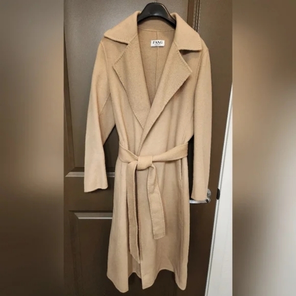 Jackets & Blazers - Long Belted Coat
